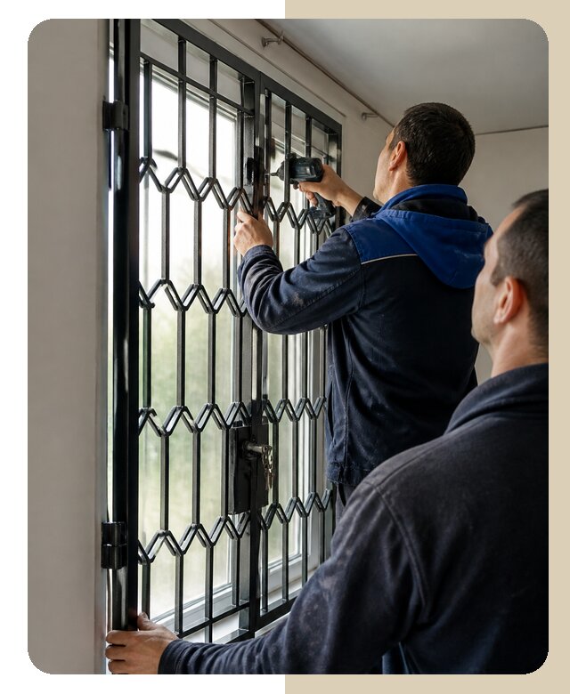 Установка распашных решеток в Волжском цена от 6585 р. | ДвериЛегко-Влж