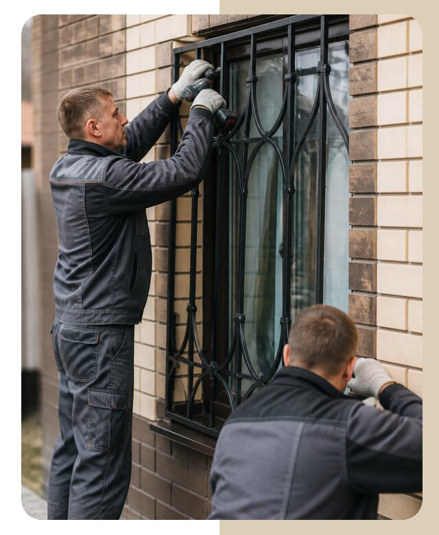 Установка решеток в дом в Волжском по цене от 3546 р. | ДвериЛегко-Влж